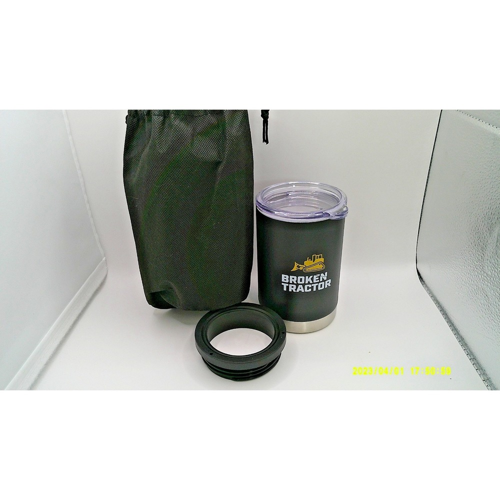 Starline "Broken Tractor"  Travel Tumbler/ Bottle "Koozie" 12 oz / storage  bag